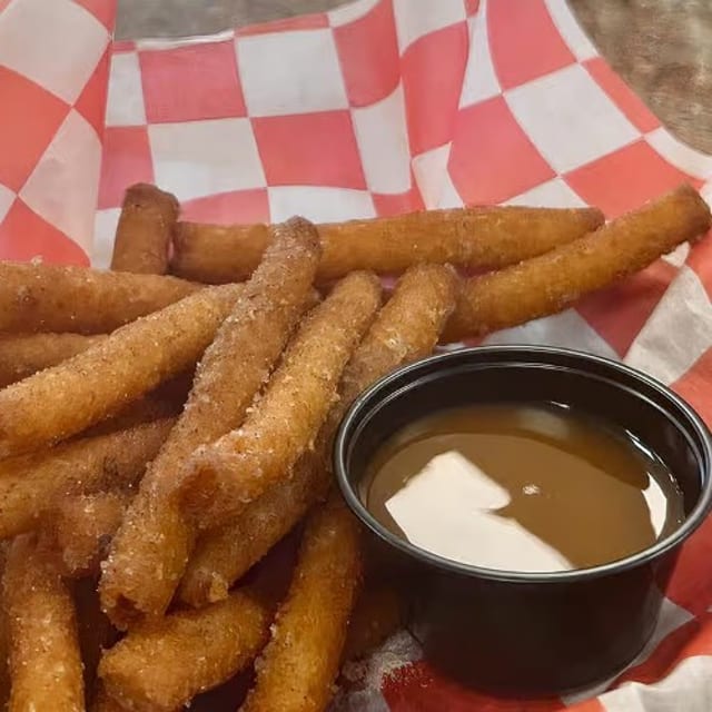 Cinnamon Sugar Funnel Fries.