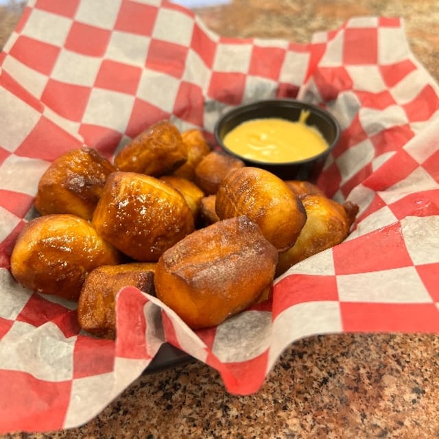 Cinnamon Pretzel Bites.