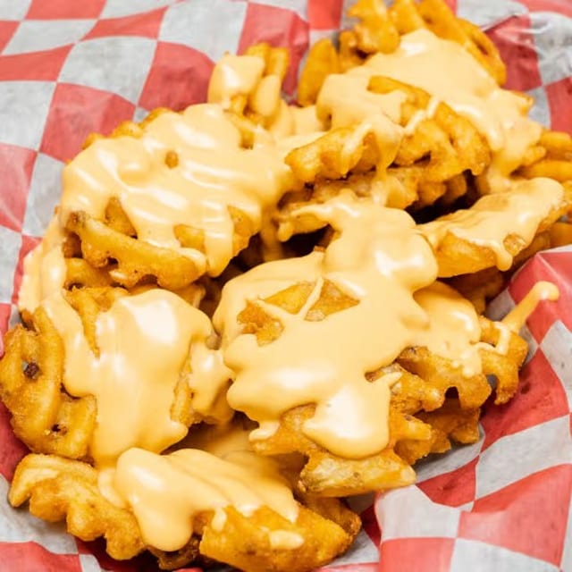 Seasoned Waffle Fries.