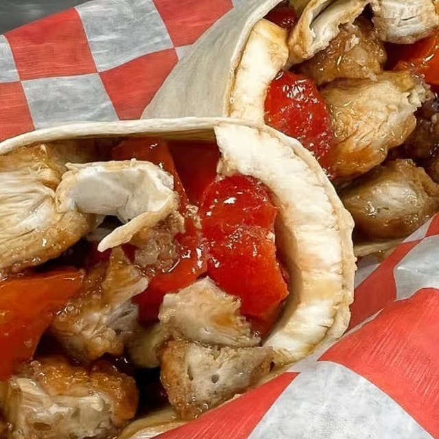 Balsamic Chicken Wrap.