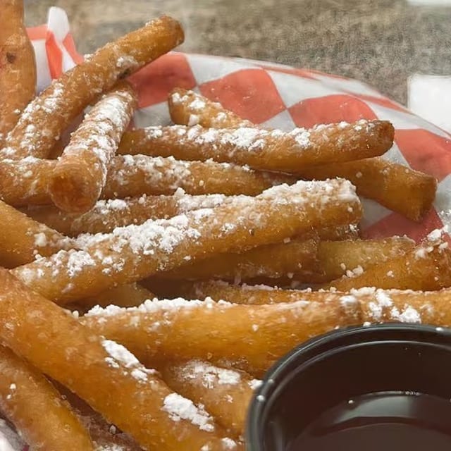 Powdered Sugar Funnel Fries.